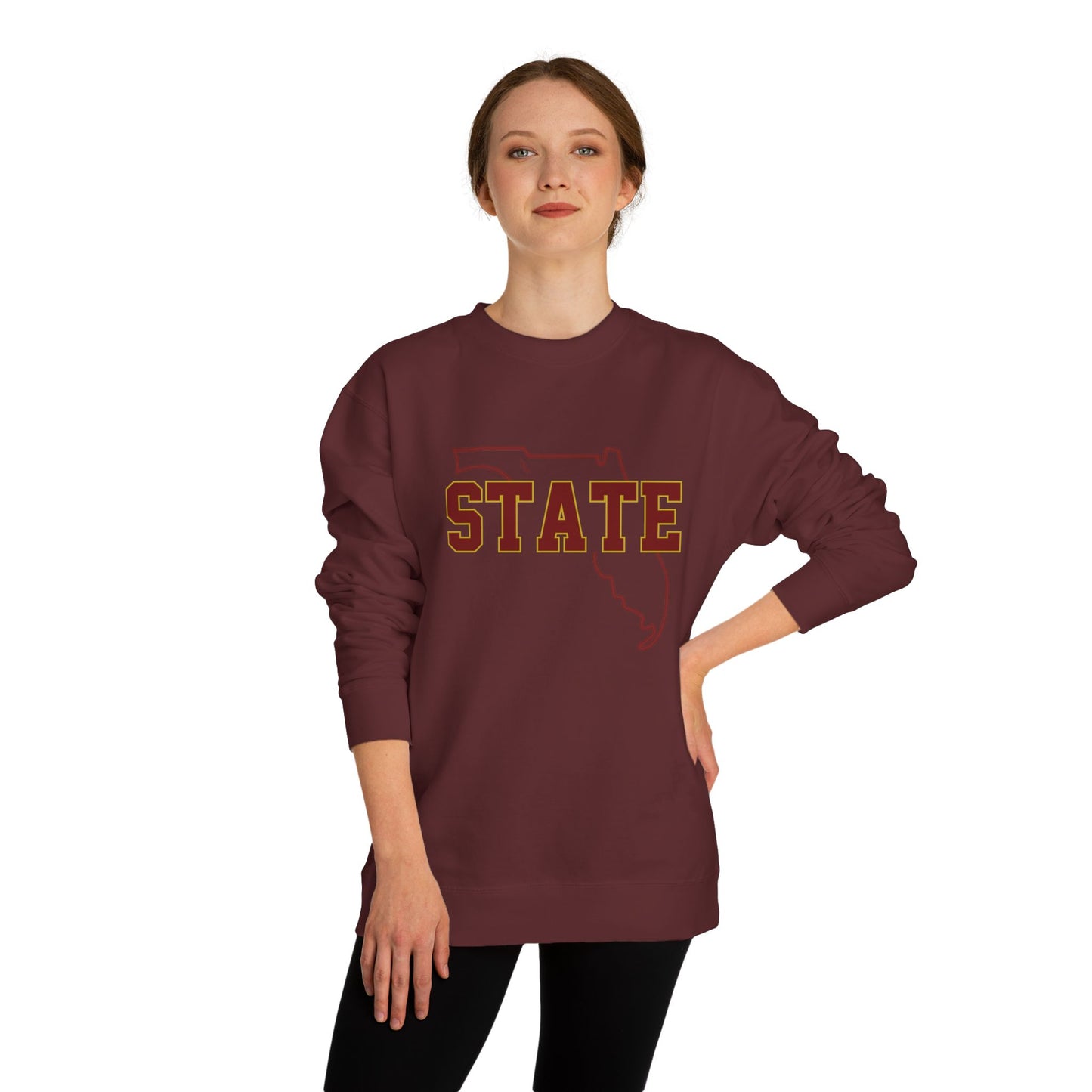 Roll Tribe - "STATE X STATE" Unisex Crew Neck Sweatshirt
