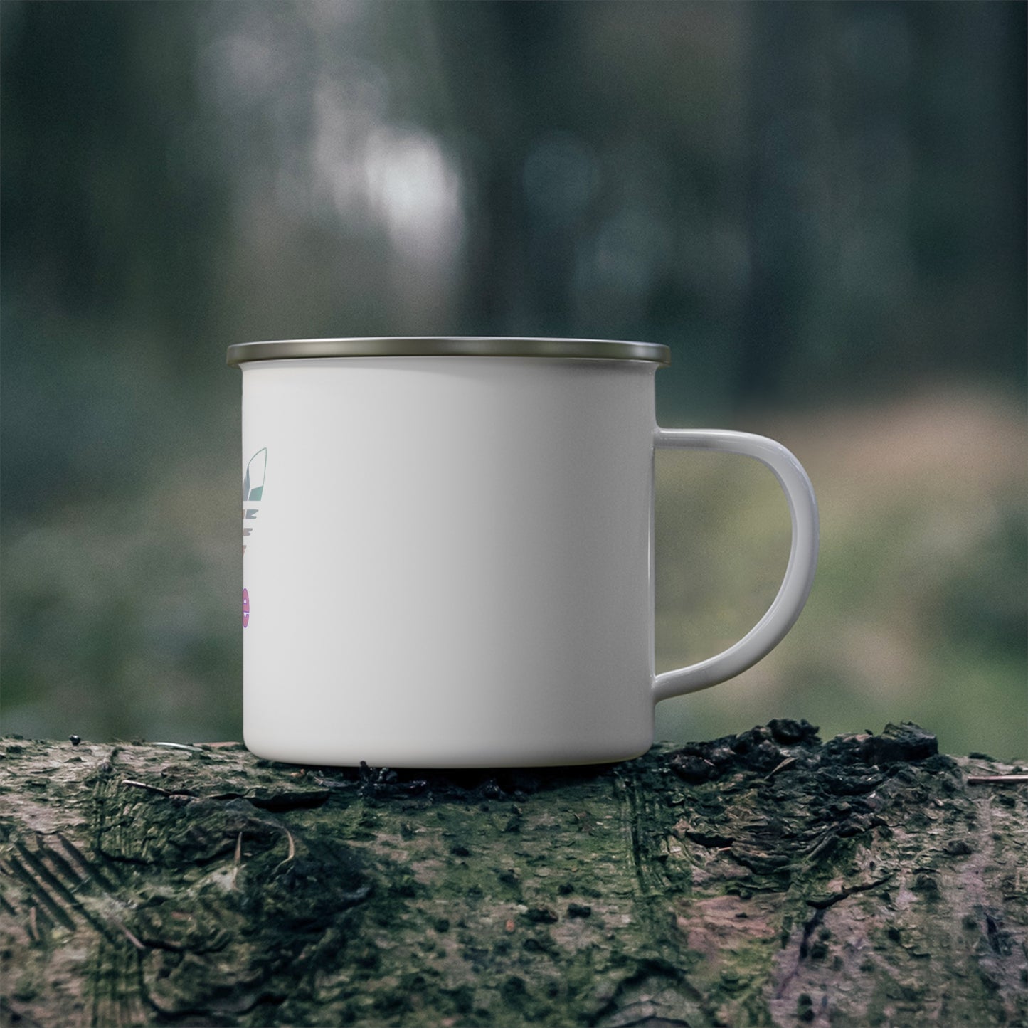 3 Feathers "Trippy Tribe" Enamel Camping Mug