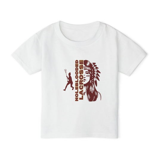 Noleblooded Athletics - Ladies Lacrosse Double-Sided, Toddler T-Shirt