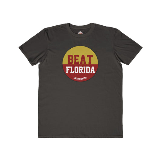 Gameday - "BEAT FLORIDA Gator Hater Button" Men's Lightweight Fashion Tee
