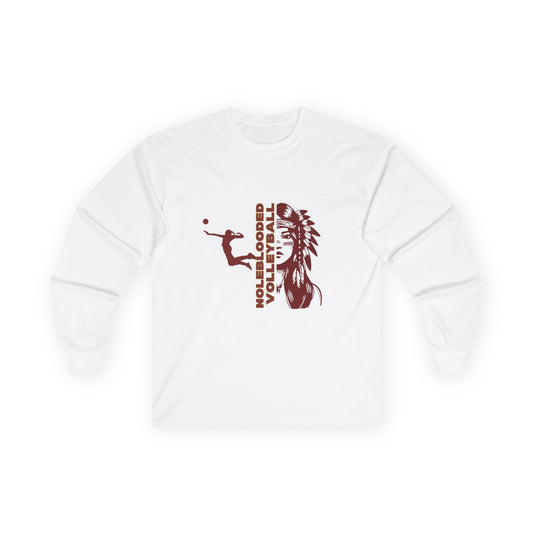 Noleblooded Athletics - Ladies Volleyball Unisex Double-Sided, Long Sleeve Tee