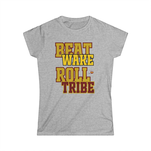 Roll Tribe "Beat Wake" Women’s Softstyle Tee Shirt