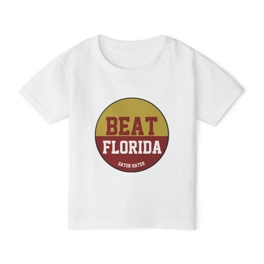 Gameday - "BEAT FLORIDA Gator Hater Button" Hater T-Shirt