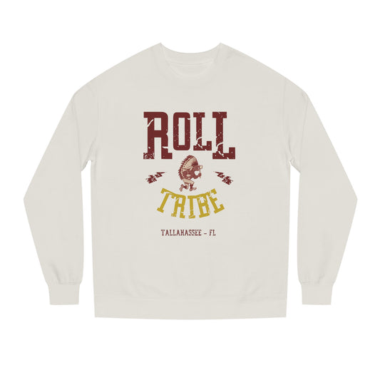 Roll Tribe "Cartoon Indian" Unisex Crew Neck Sweatshirt