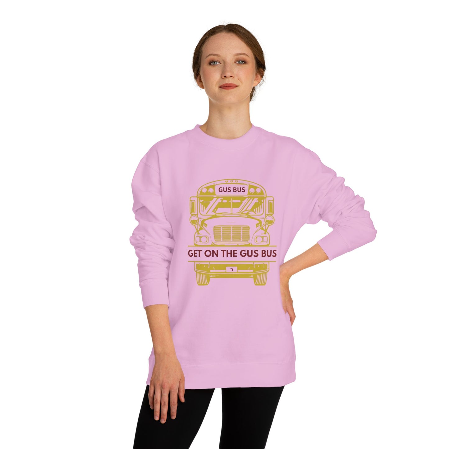 Roll Tribe "Get On The Gus Bus" Unisex Crew Neck Sweatshirt