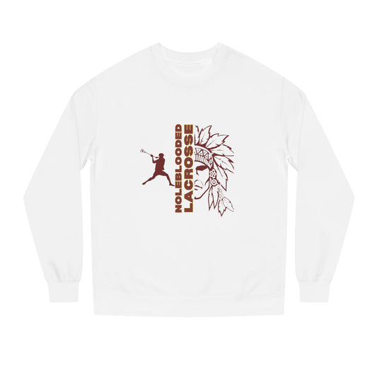 Noleblooded Athletics -Lacrosse Unisex Double-Sided, Crew Neck Sweatshirt