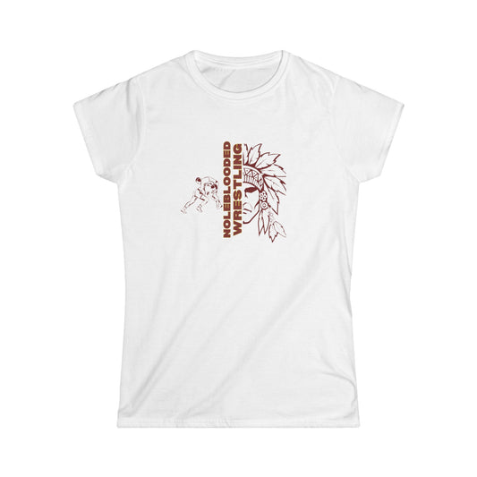 Noleblooded Athletics - Wrestling Women's Softstyle Tee