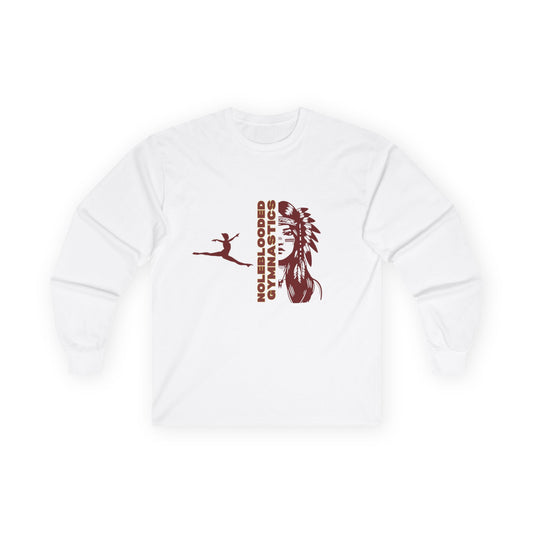 Noleblooded Athletics - Ladies Gymnastics Unisex Double-Sided, Long Sleeve Tee