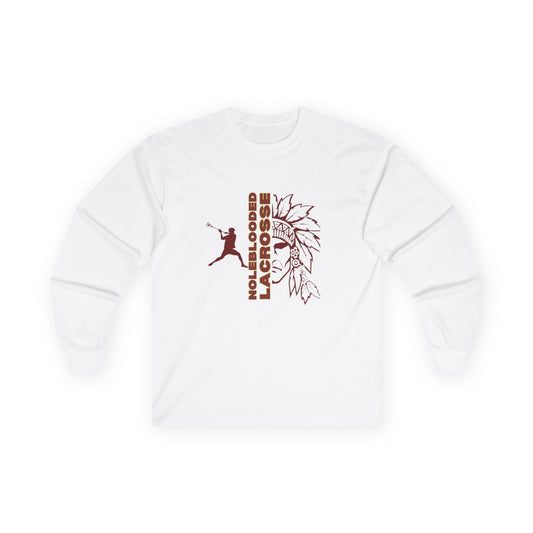 Noleblooded Athletics - Lacrosse Double-Sided, Long Sleeve Tee