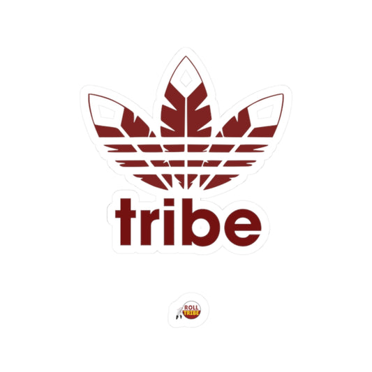 Tribe Leaf Kiss-Cut Stickers - Trendy Vinyl Decals for Laptops & Water Bottles