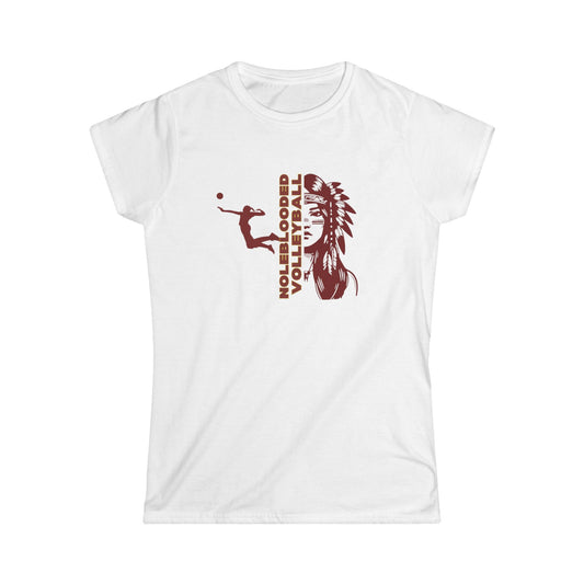 Noleblooded Athletics - Ladies Volleyball Women's Double-Sided, Tee