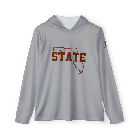Roll Tribe - Grey "STATE X STATE" Athletic Hoodie