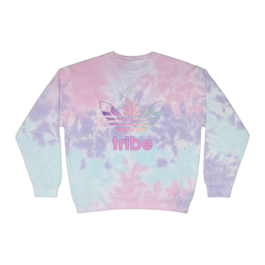 3 Feathers "Trippy Tribe" Unisex Tie-Dye Sweatshirt