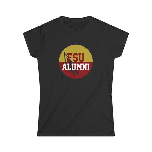 Gameday - "FSU ALUMNI Button" Women's Softstyle Tee