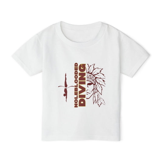Noleblooded Athletics - Diving Toddler Double-Sided, Graphic T-Shirt
