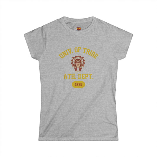 University of Tribe Athletic Dept. 1851 - Vintage Women's Softstyle Tee