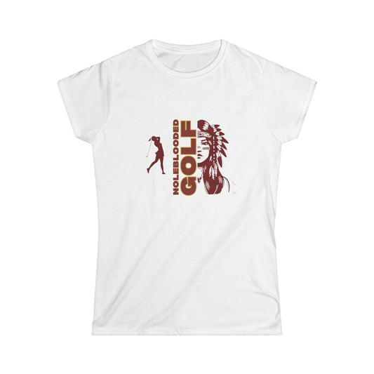 Noleblooded Athletics - Ladies Golf Women's Double-Sided Tee