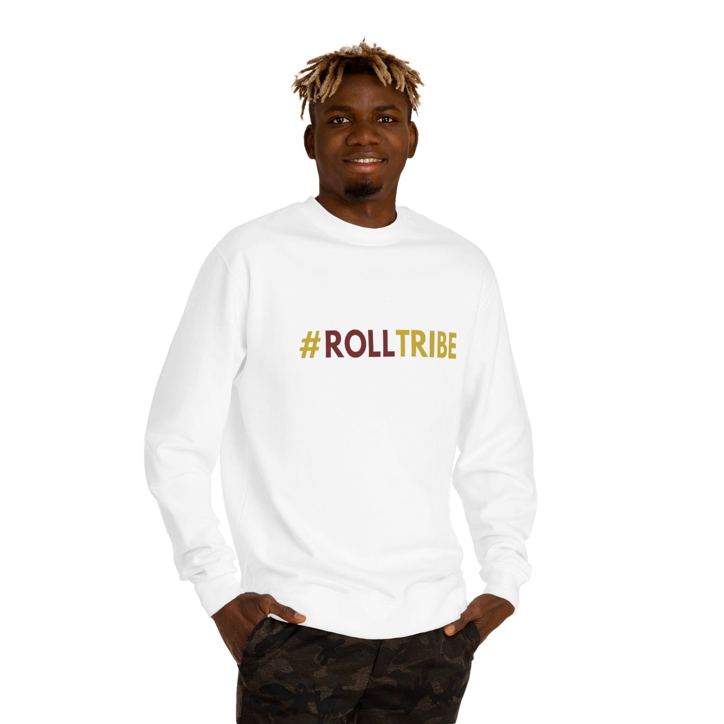 Roll Tribe - "#ROLLTRIBE" Unisex Crew Neck Sweatshirt