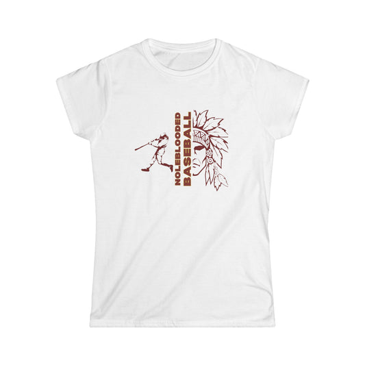 Noleblooded Athletics - Baseball Women's Softstyle Double-Sided, Tee