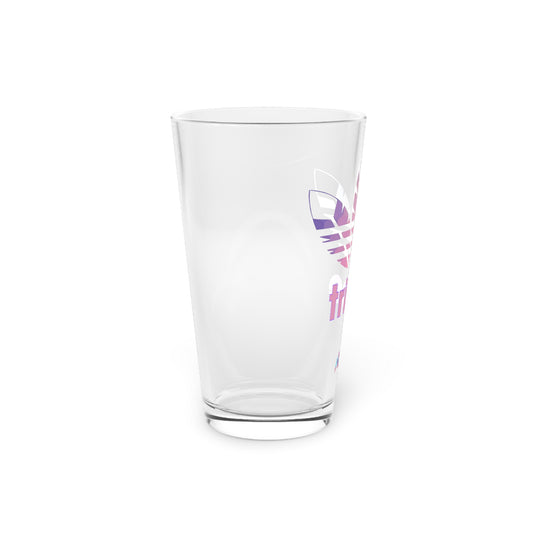 3 Feathers "Trippy Tribe" Pint Glass, 16oz