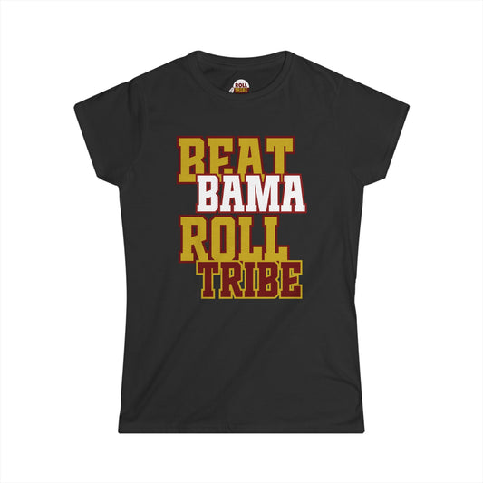 Women's Softstyle Tee - Beat Bama Roll Tribe Shirt