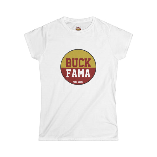 Gameday - "BUCK FAMA" Button Women's Softstyle Tee