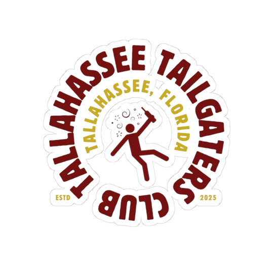 Gameday - "Tallahassee Tailgaters Club" Kiss-Cut Stickers