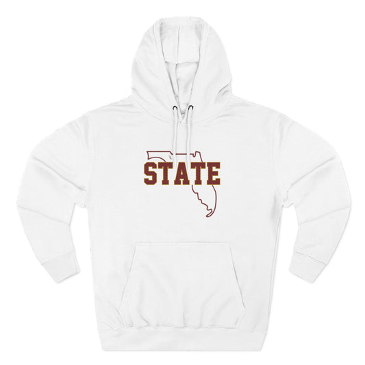 Roll Tribe "STATE X STATE" Three-Panel Fleece Hoodie