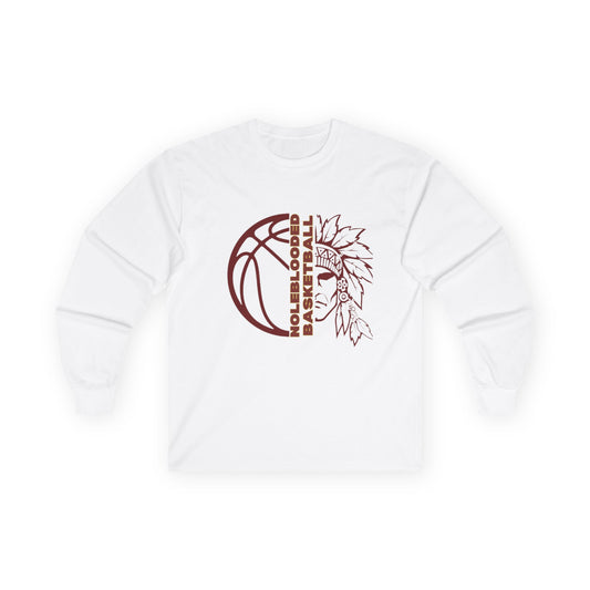 Noleblooded Athletics - Basketball Unisex Double-Sided, Long Sleeve Tee
