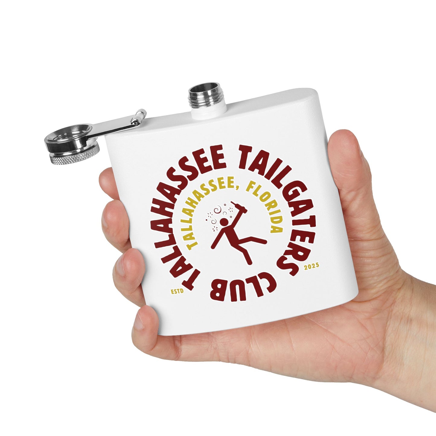Gameday - "Tallahassee Tailgaters Club" Stainless Steel Flask