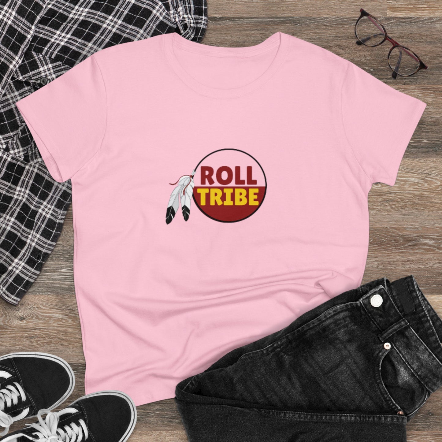 Roll Tribe Women's Midweight Cotton Tee