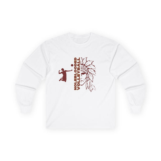Noleblooded Athletics - Volleyball Unisex, Double-Sided, Long Sleeve Tee