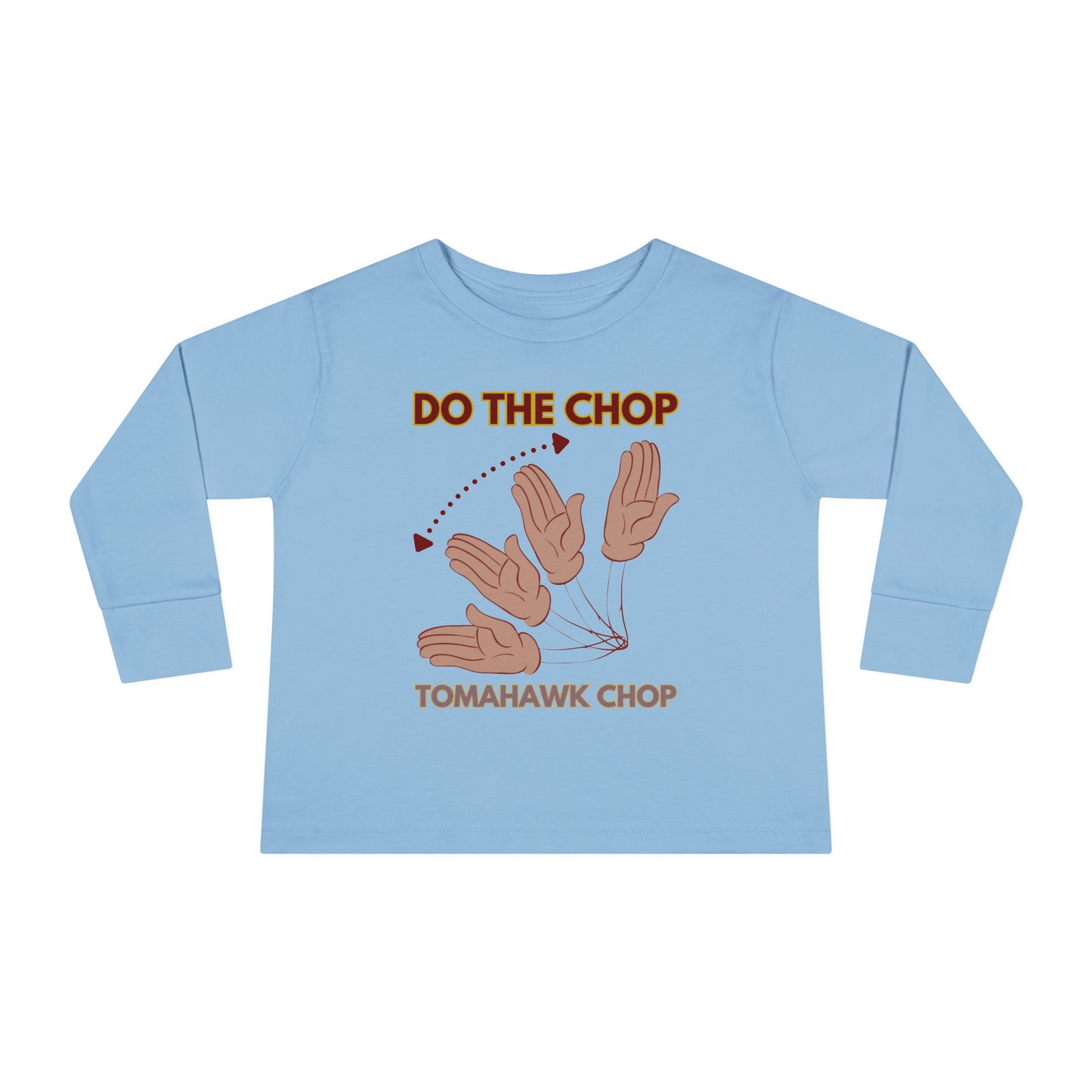 Roll Tribe - "DO THE CHOP" Toddler Double-Sided, Long Sleeve Tee