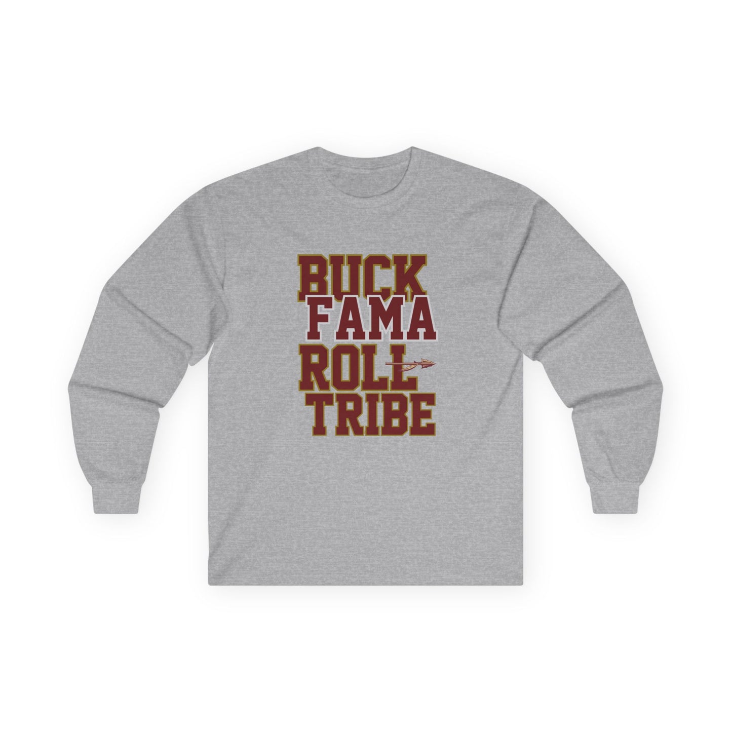 Roll Tribe 'Buck Fama Roll Tribe' Unisex Long Sleeve Tee -