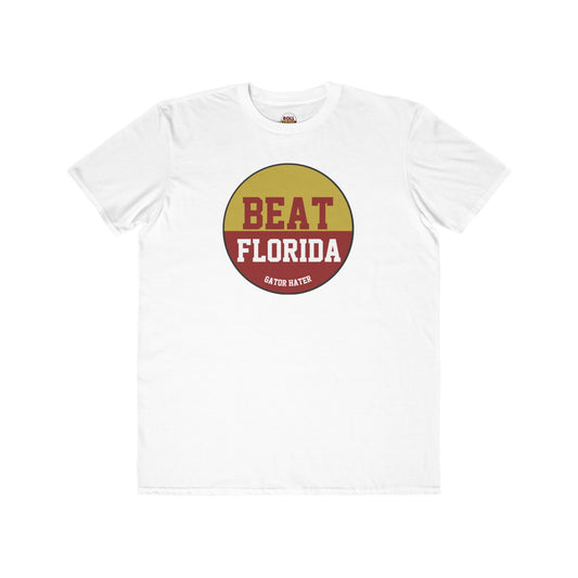 Gameday - "BEAT FLORIDA Gator Hater Button" Men's Lightweight Fashion Tee