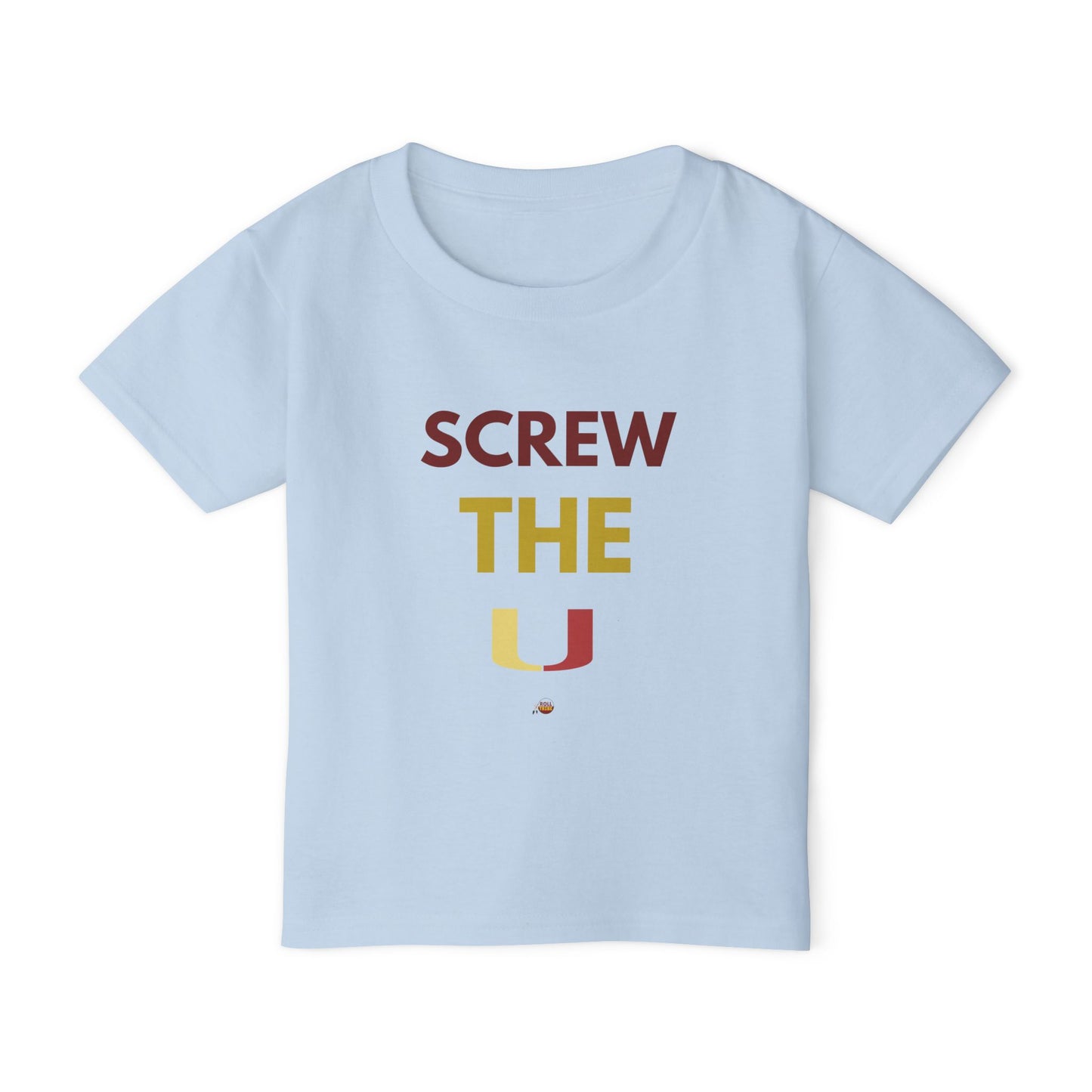 Screw the U Heavy Cotton Toddler Tee - Fun & Playful Shirt for Kids