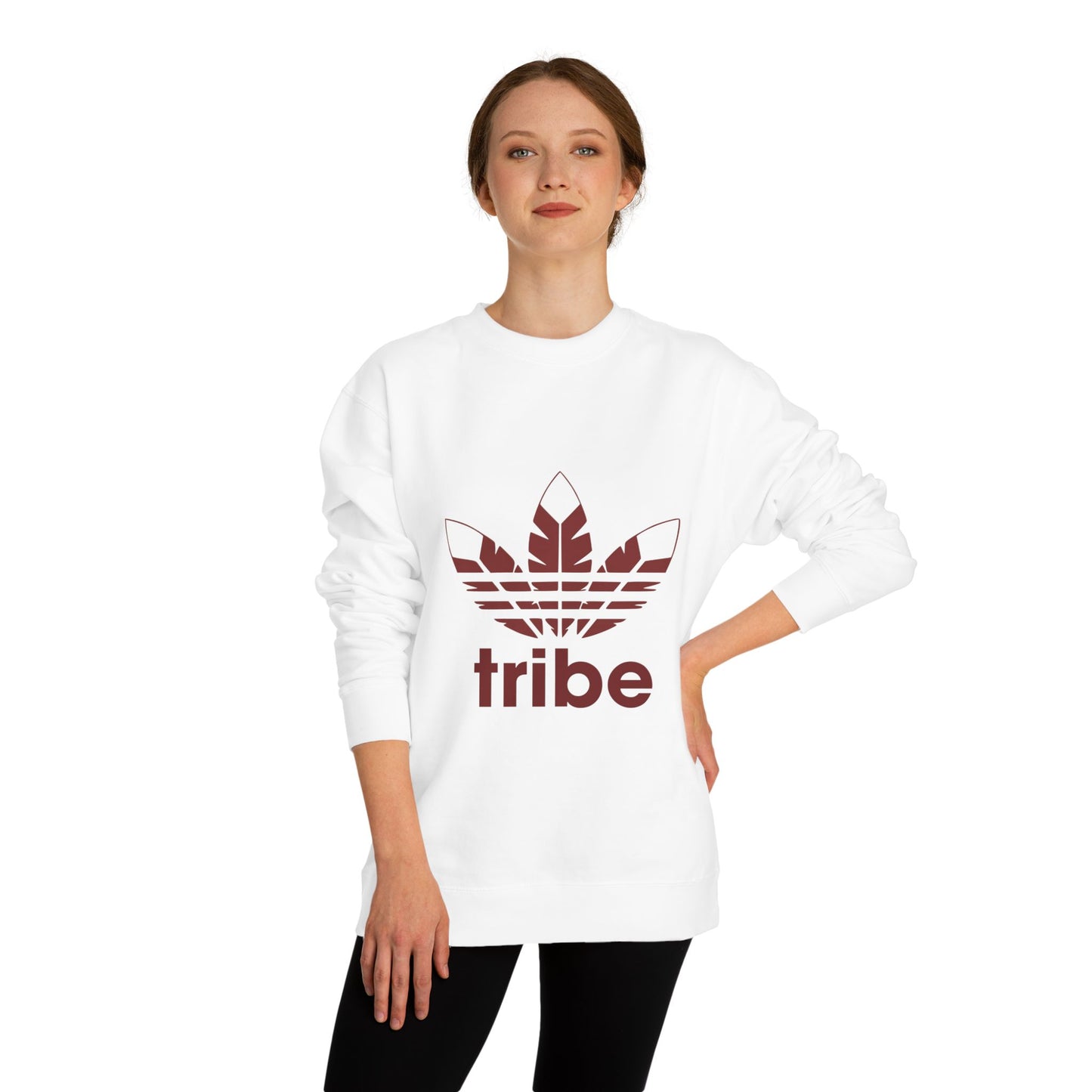 Roll Tribe - "3 Feathers Tribe" Unisex Crew Neck Sweatshirt