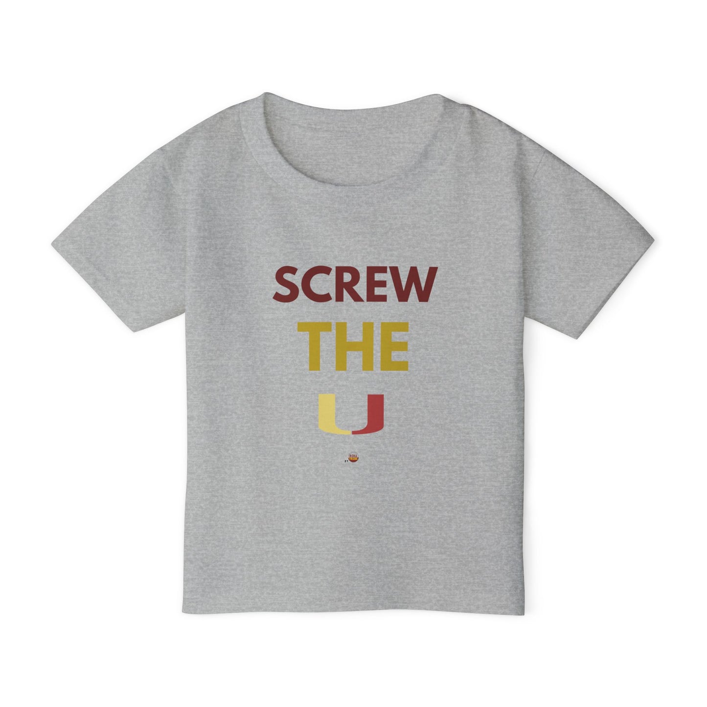 Screw the U Heavy Cotton Toddler Tee - Fun & Playful Shirt for Kids