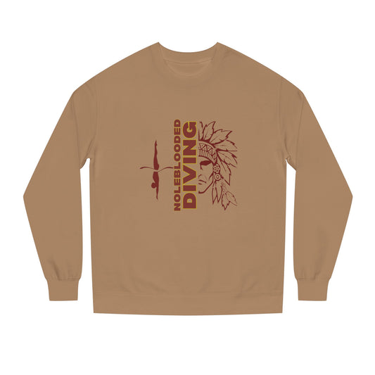 Noleblooded Athletics - Diving Unisex Double-Sided, Crew Neck Sweatshirt
