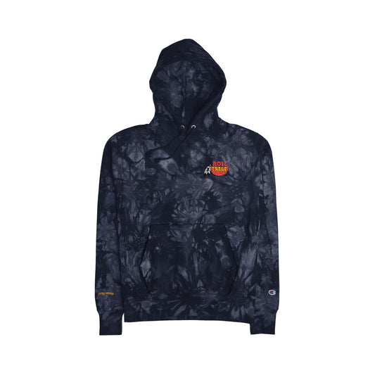 Roll Tribe Unisex Champion Tie-Dye Hoodie with Embroidery