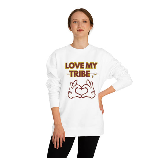 Roll Tribe "Love My Tribe" Unisex Crew Neck Sweatshirt