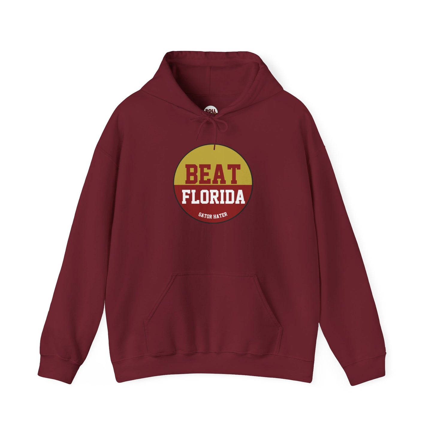 Gameday - "BEAT FLORIDA Gator Hater Button Unisex Hooded Sweatshirt