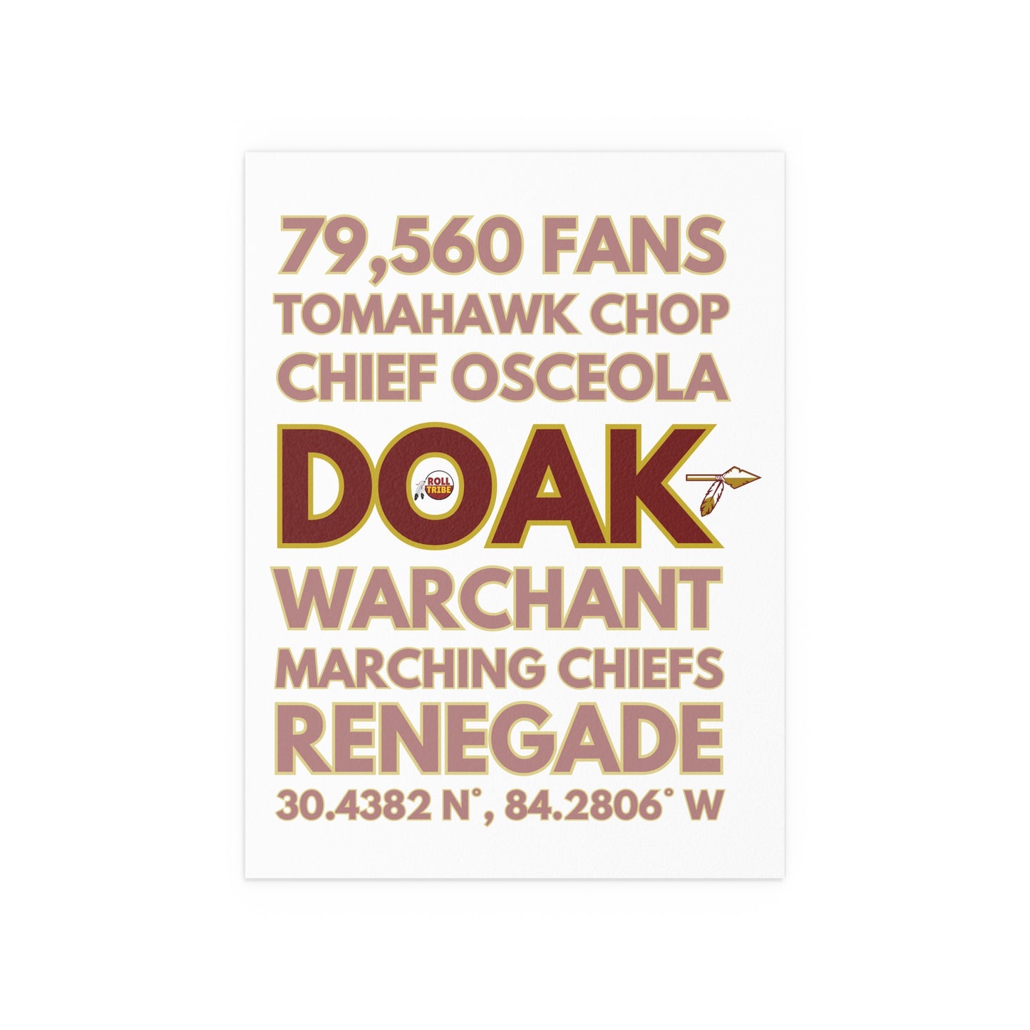 Tribal Traditions "DOAK" Silk Poster