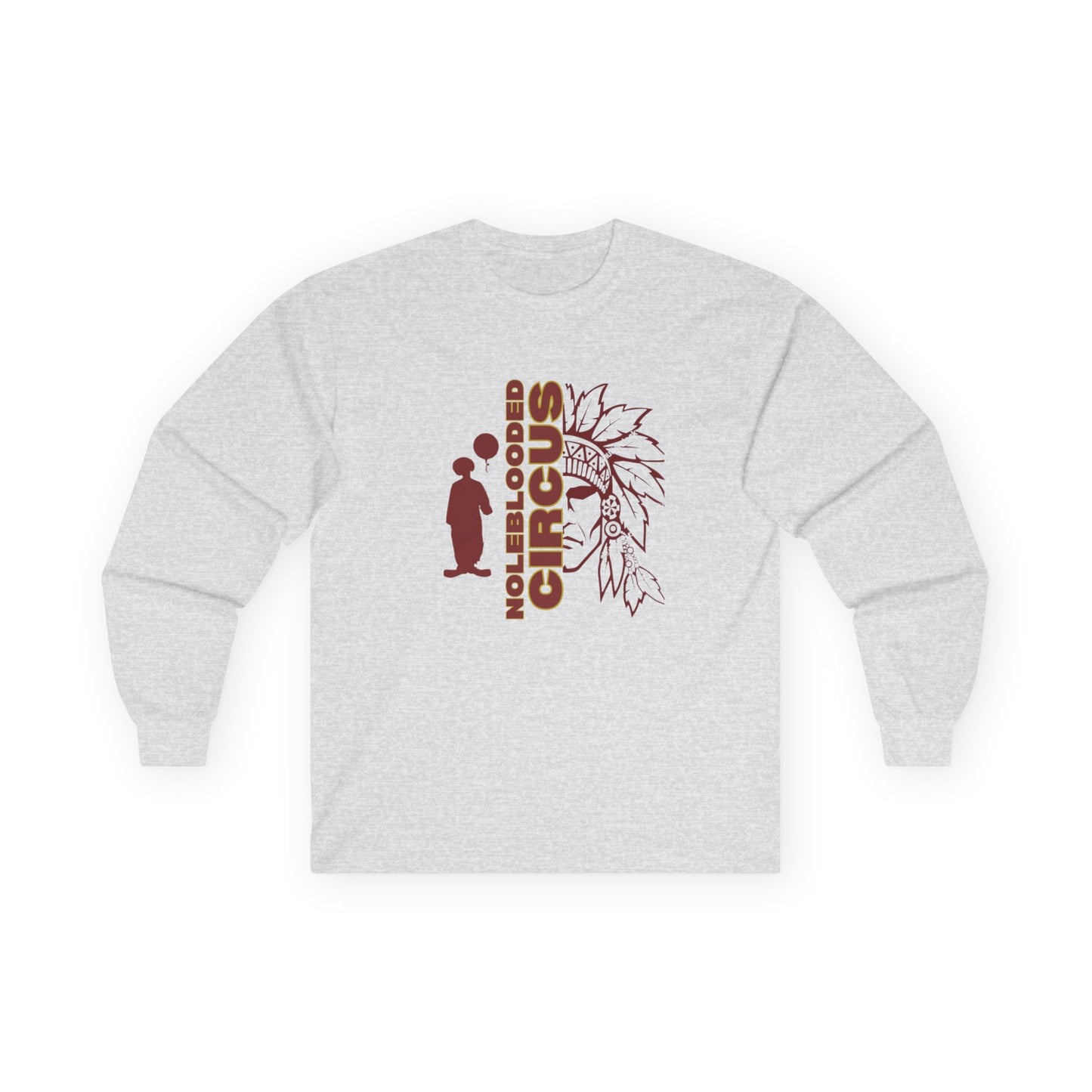 Noleblooded Athletics - Circus Unisex Double-Sided, Long Sleeve Tee