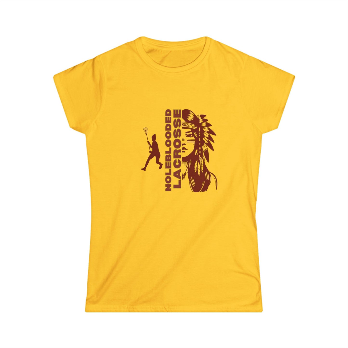 Noleblooded Athletics - Ladies Lacrosse Women's Double-Sided, Softstyle Tee