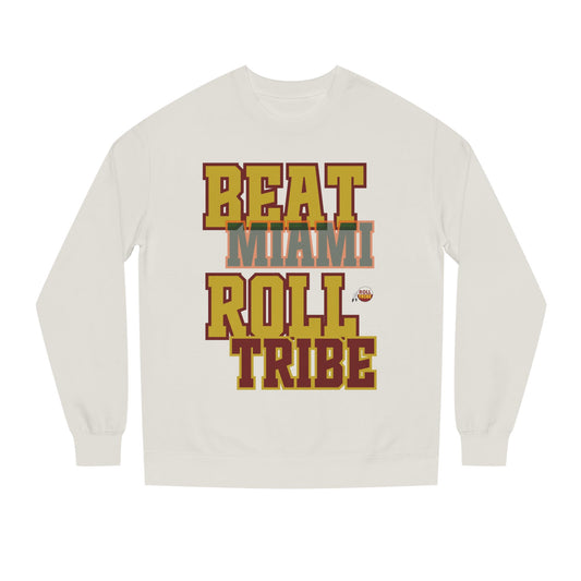 Roll Tribe "Beat Miami" Roll Tribe Unisex Crew Neck Sweatshirt