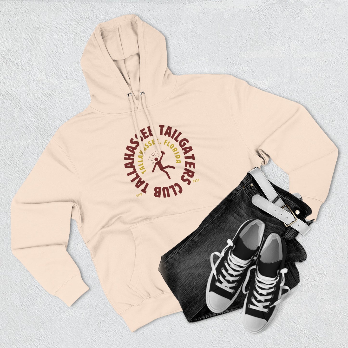 Roll Tribe - "Tallahassee Tailgaters Club"  Hoodie - Roll Tribe Design