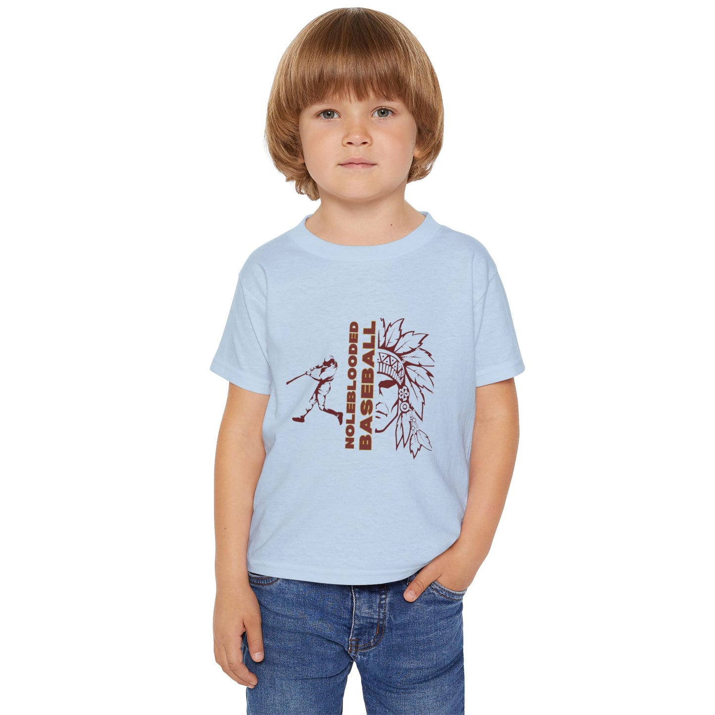 Noleblooded Athletics - Baseball Toddler Baseball Double-Sided, T-Shirt