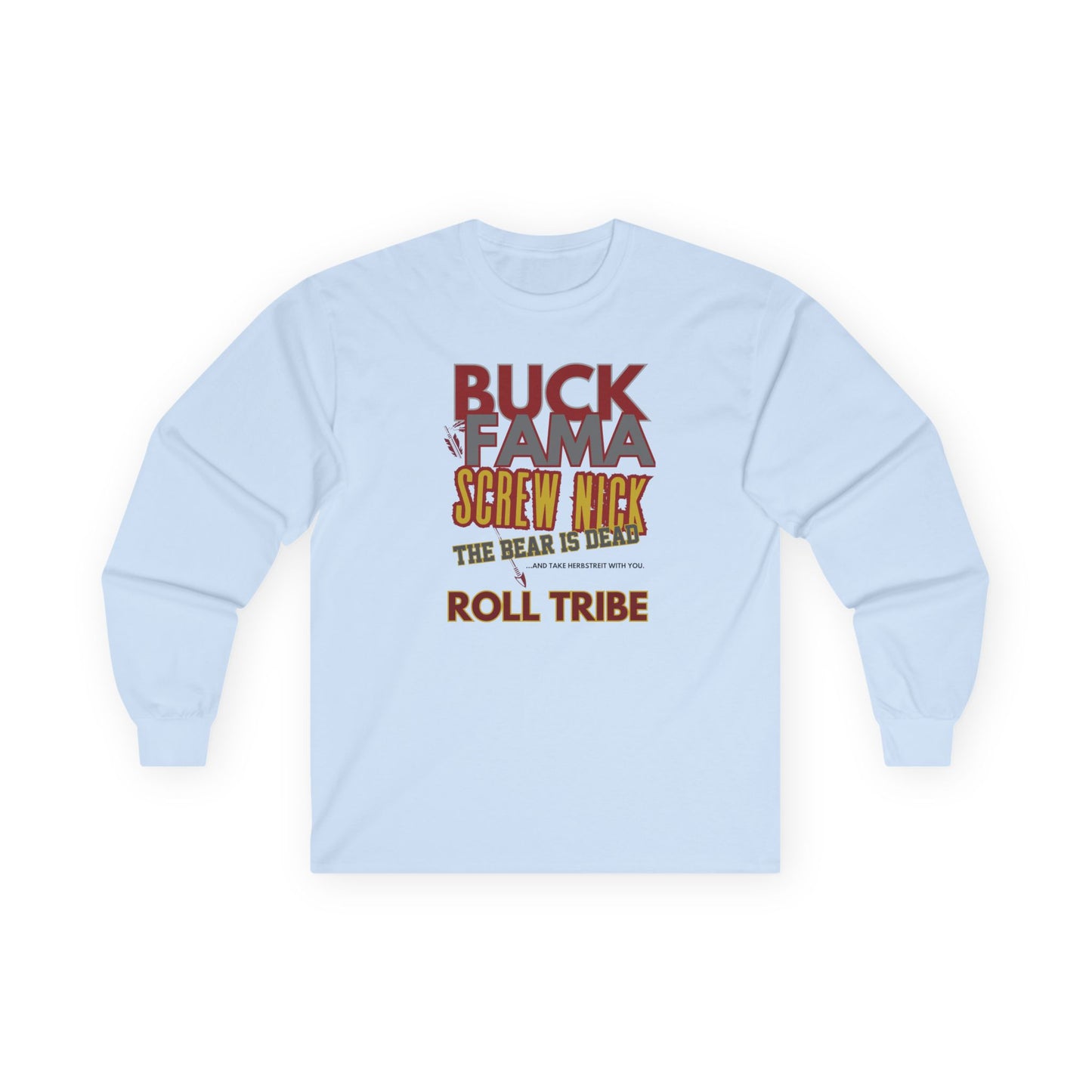 Buck Fama Long Sleeve Tee - Screw Nick Design for Comfortable Casual Wear
