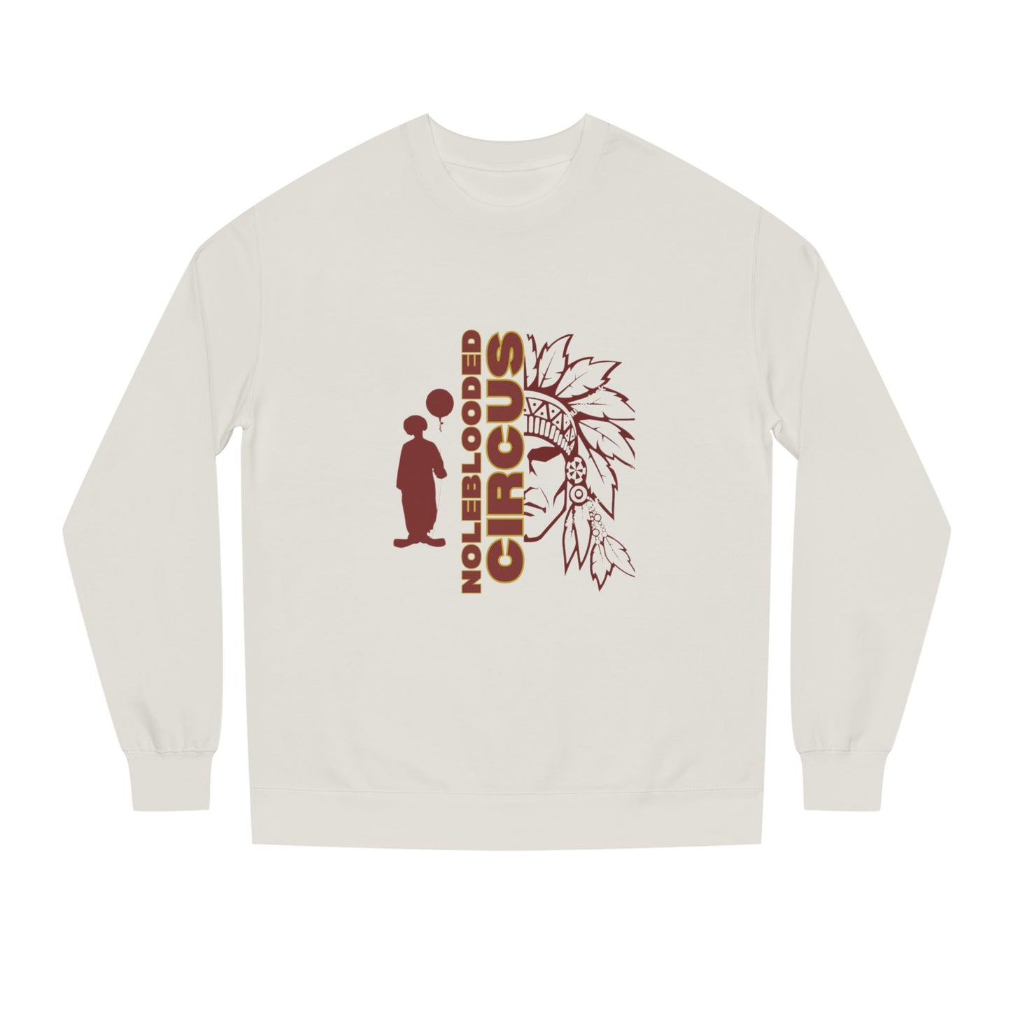 Noleblooded Athletics - Circus Unisex Double-Sided, Crew Neck Sweatshirt